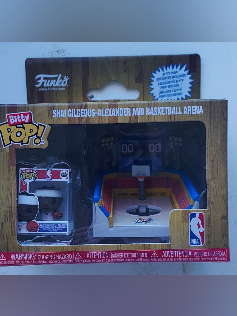 Funko Bitty Pop! Town NBA Shai Gilgeous-Alexander Arena Exclusive 5pc 92908